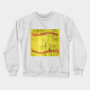 Dirty softball ball Crewneck Sweatshirt